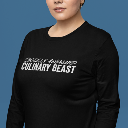 Socially Awkward Culinary Beast Unisex Long Sleeve Tee