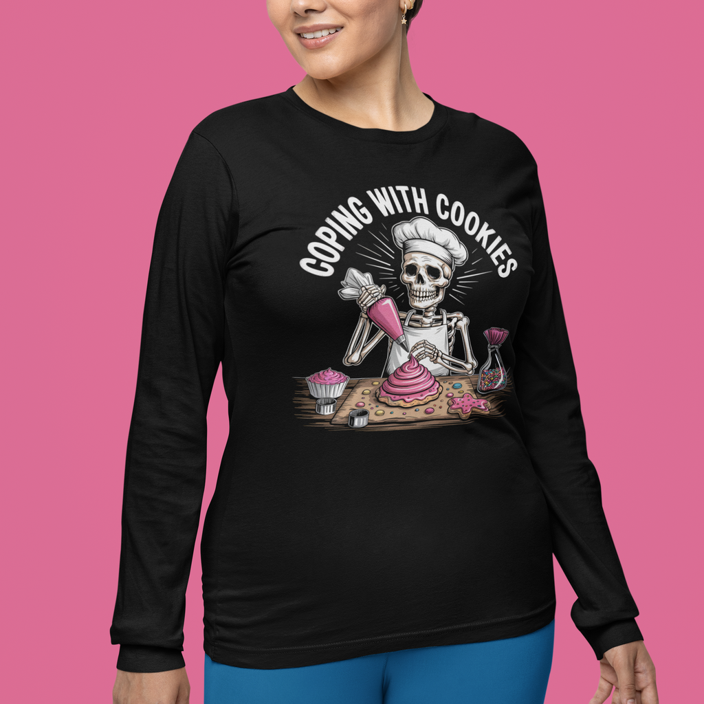 Coping with Cookies Unisex Long Sleeve Tee