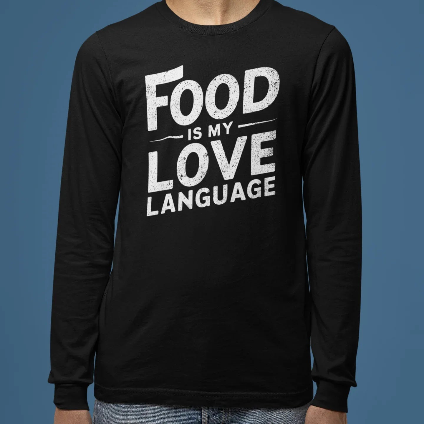 Food Is My Love Language Unisex Long Sleeve Tee - Odd Chef