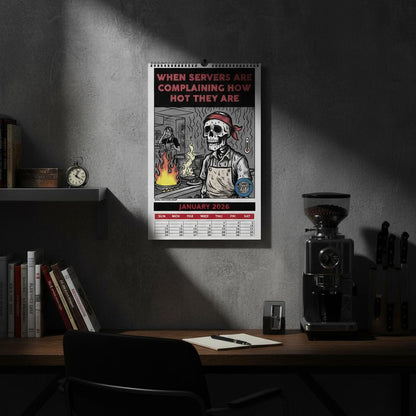 Official Odd Chef Comics Wall calendar (2026)