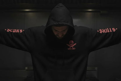 Official Edition Meat-Red Skull & Crossed Knives Unisex Hoodie - Odd Chef