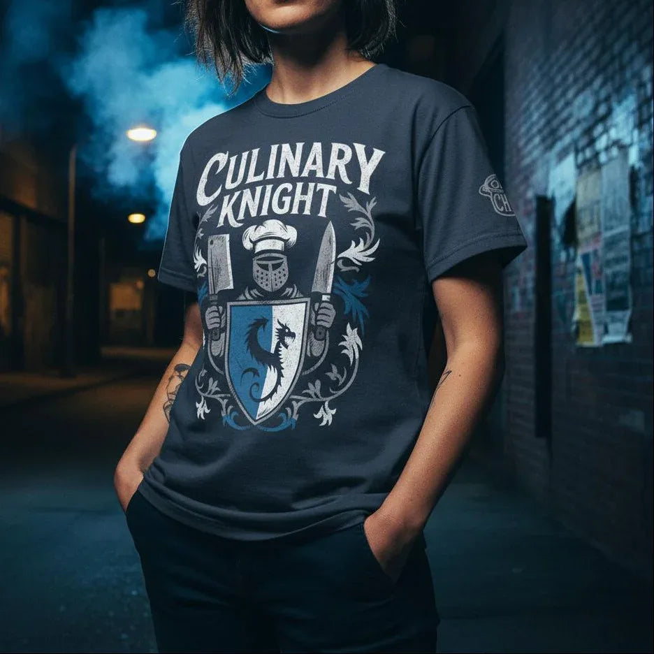 Culinary Knight Heavyweight Streetwear Tee - Odd Chef
