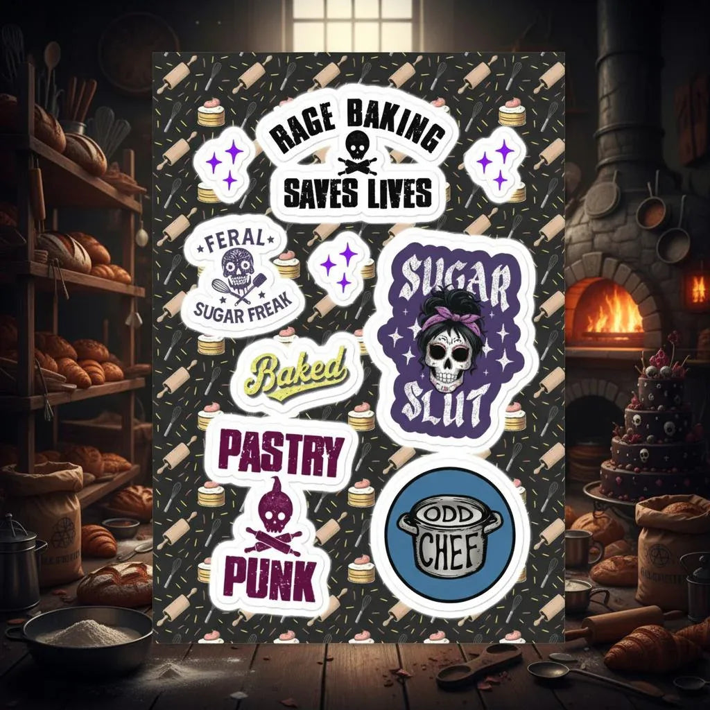 Baker Sticker Sheet 3
