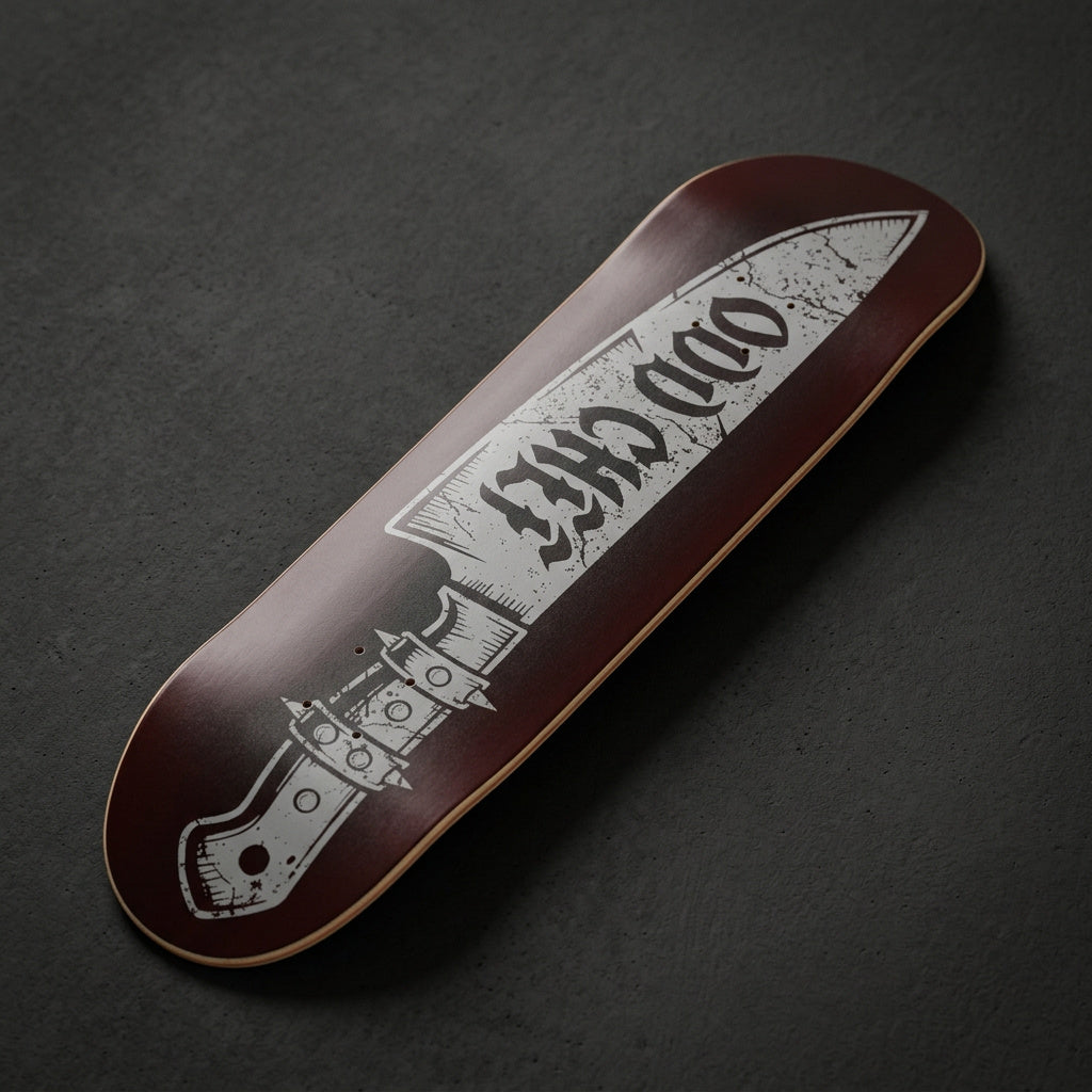 Punk Knife Skateboard Deck