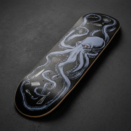 Octo-Chef Skateboard Deck