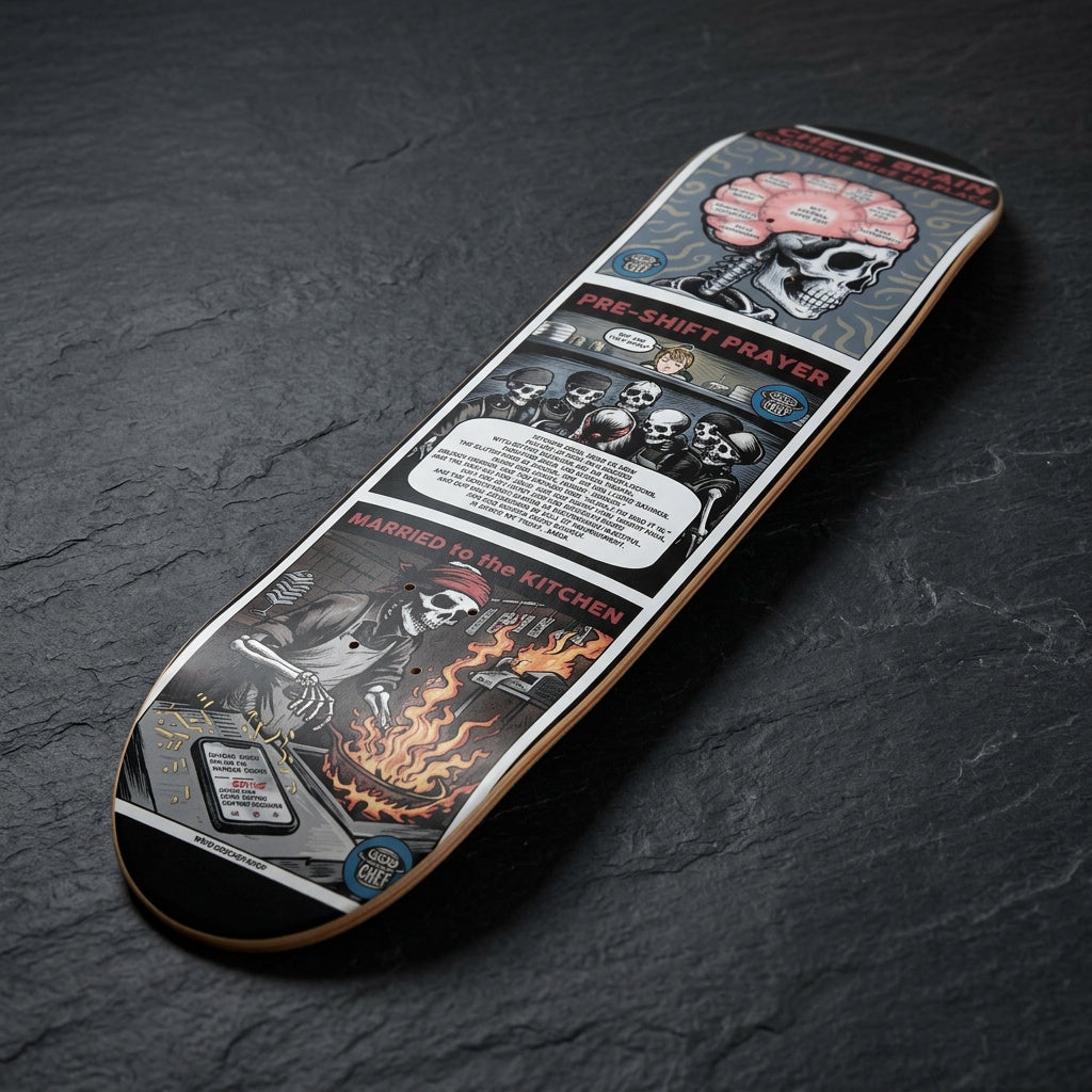 Odd Chef Comic Skateboard Deck