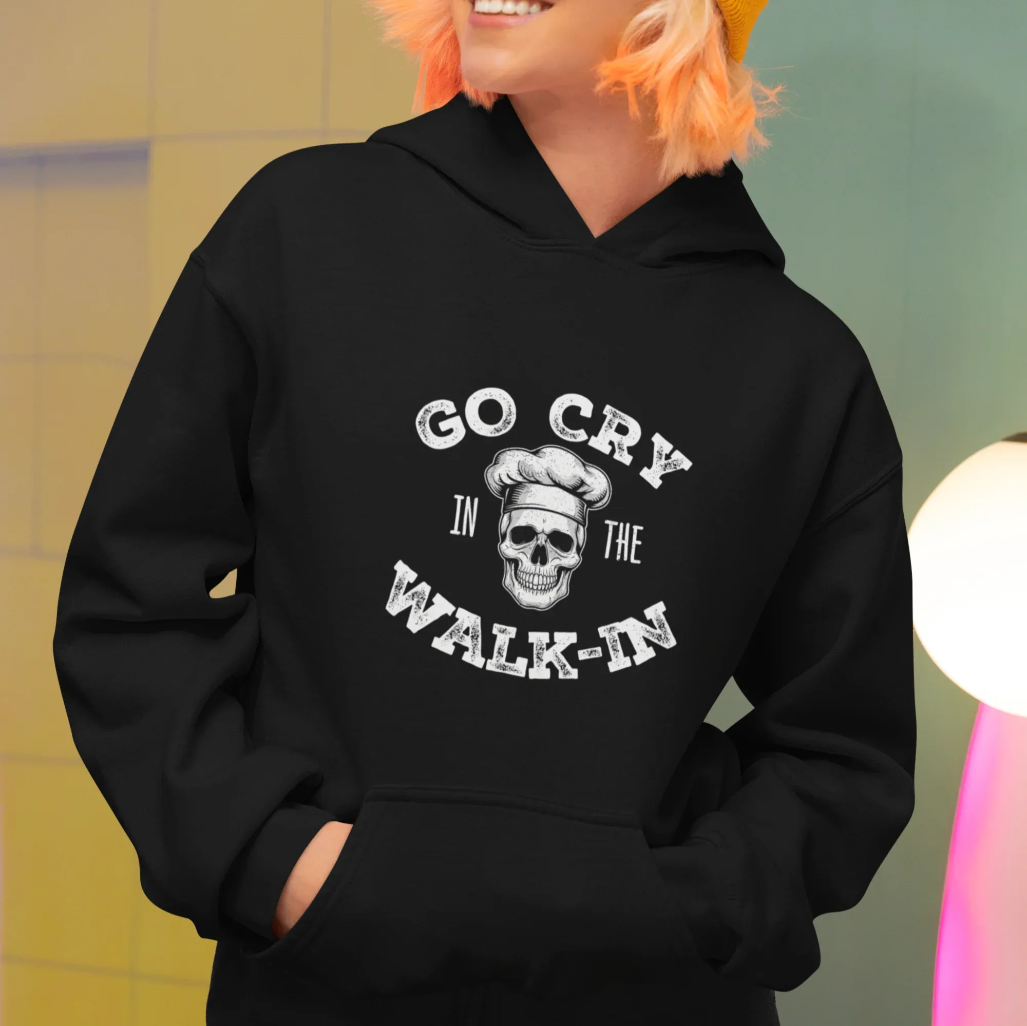 Go Cry in the Walk In Unisex Hoodie - Odd Chef