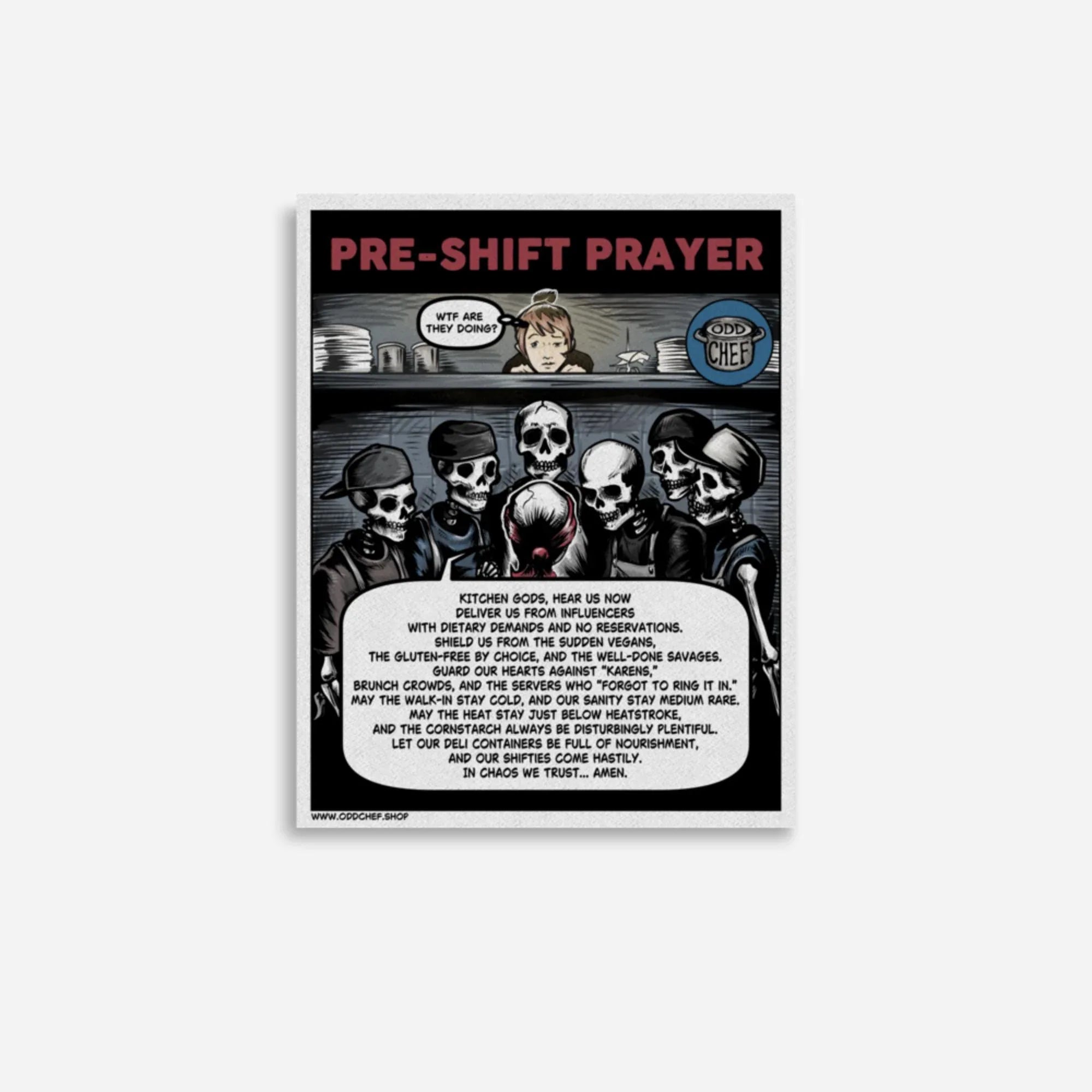 Odd Chef Comic #9 Poster - Odd Chef