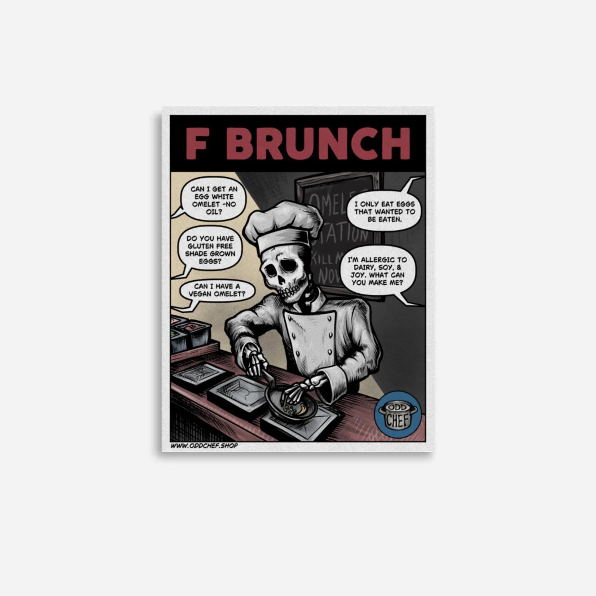 Odd Chef Comic #10 Poster - Odd Chef