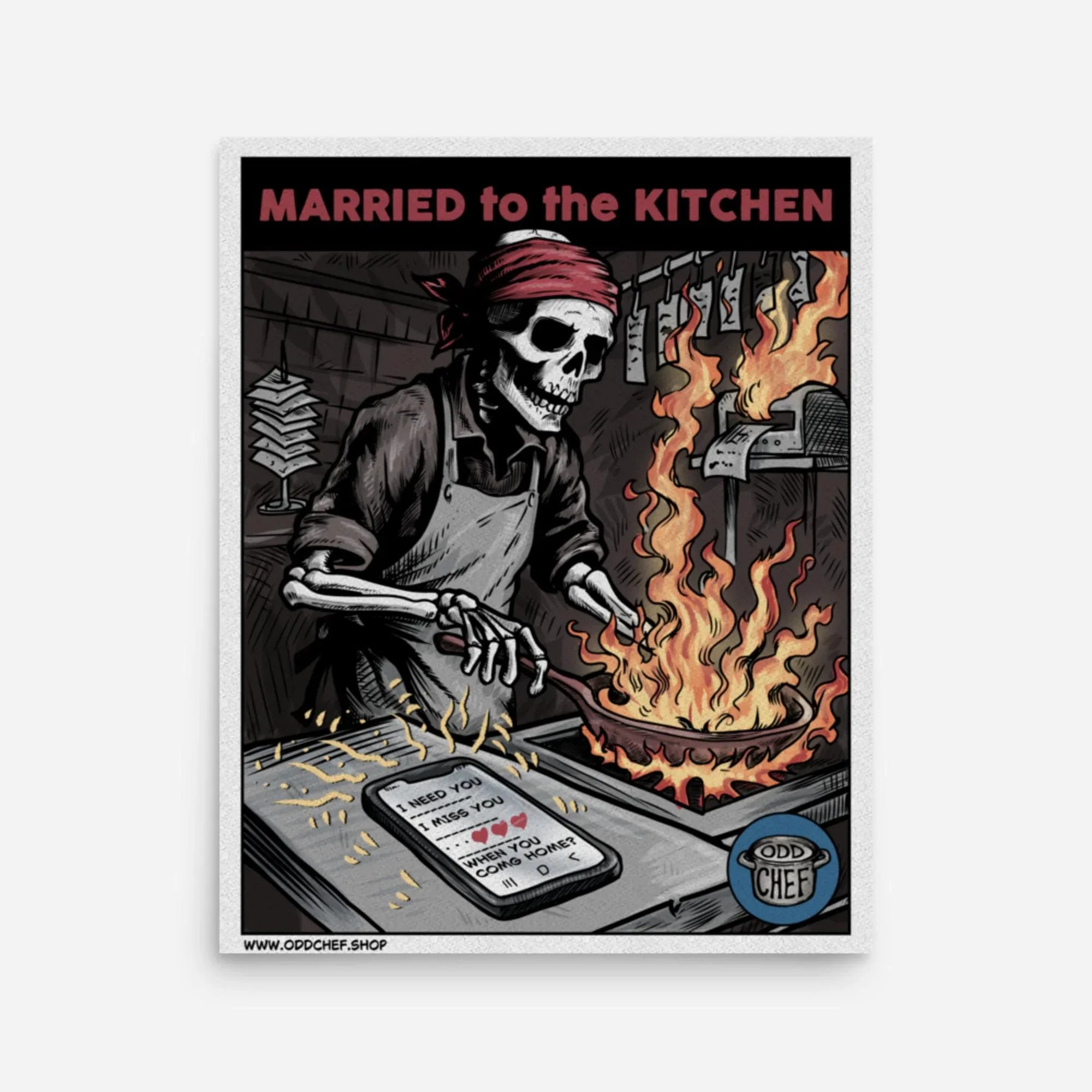 Odd Chef Comic #7 Poster - Odd Chef