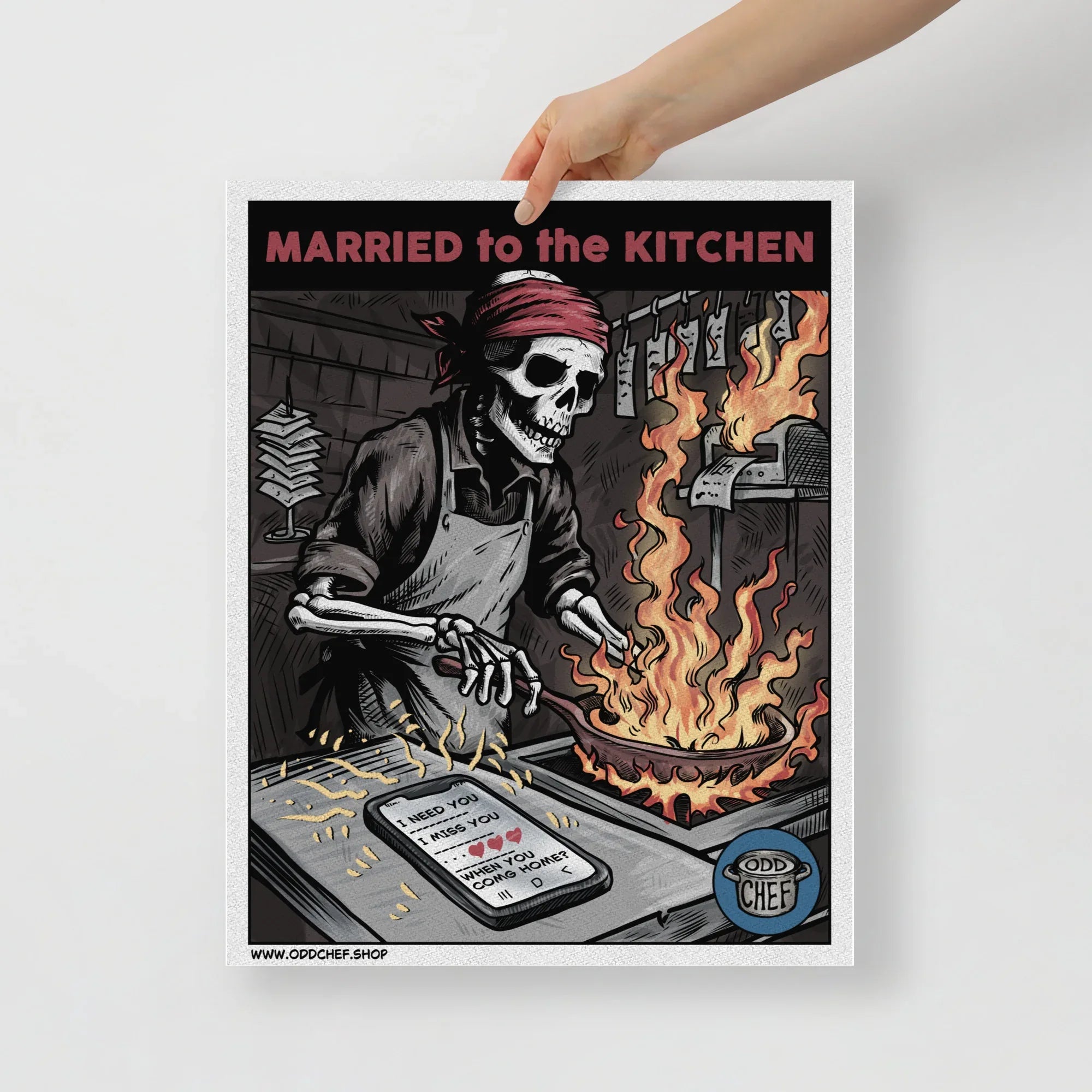 Odd Chef Comic #7 Poster - Odd Chef