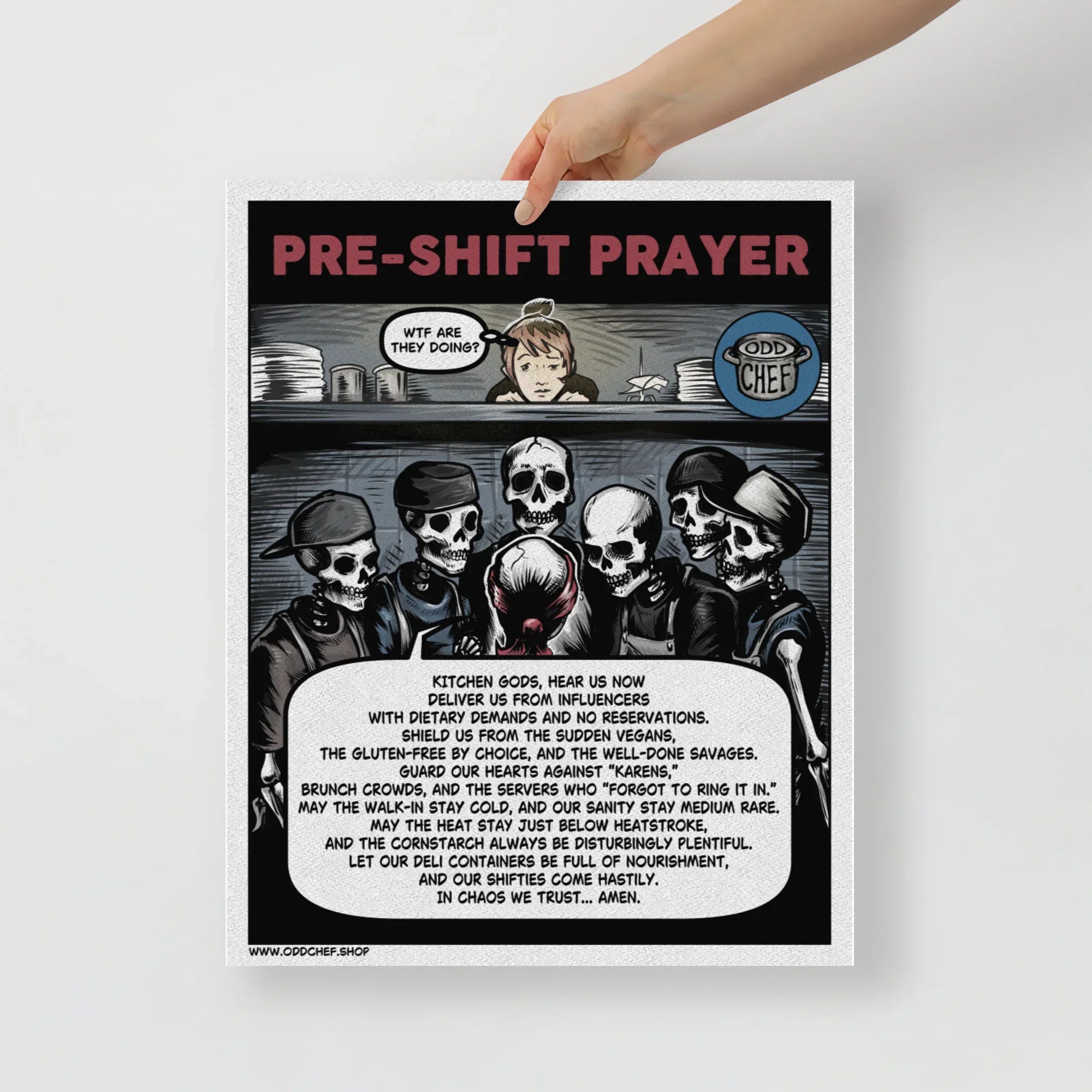 Odd Chef Comic #9 Poster - Odd Chef