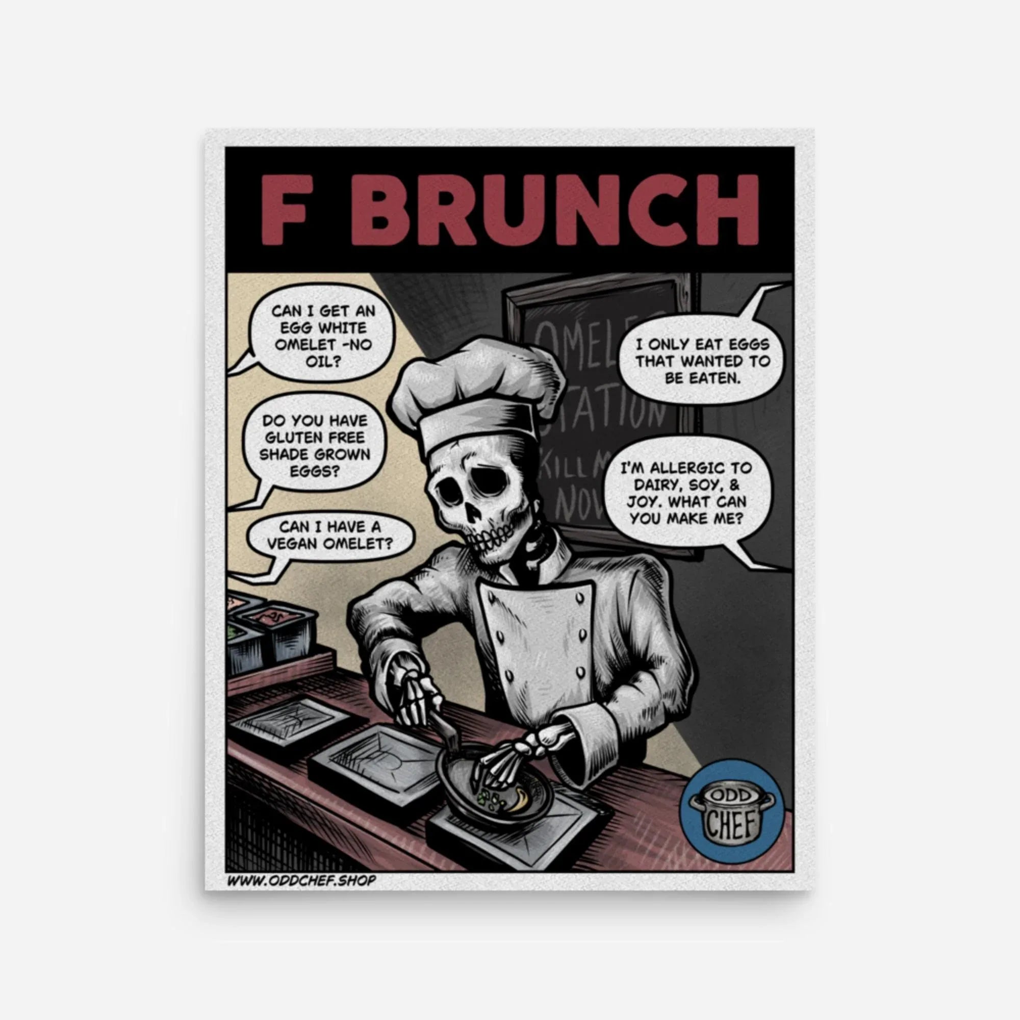 Odd Chef Comic #10 Poster - Odd Chef