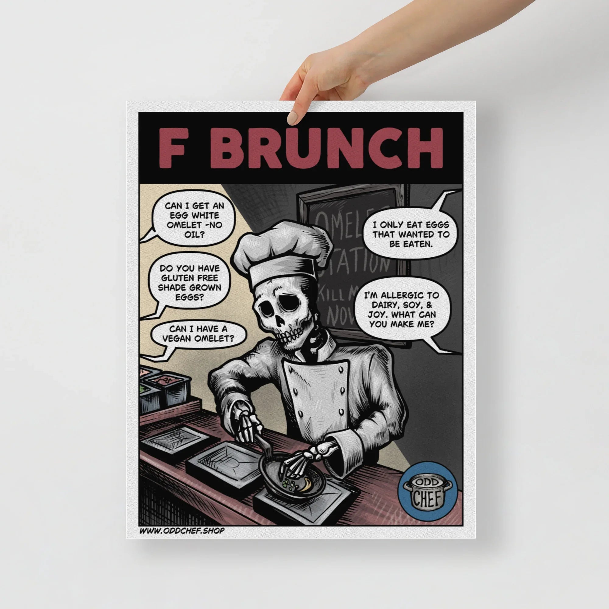 Odd Chef Comic #10 Poster - Odd Chef