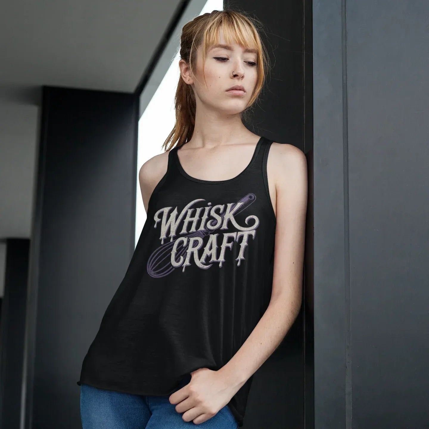 WhiskCraft Women’s fitted racerback tank top - Odd Chef