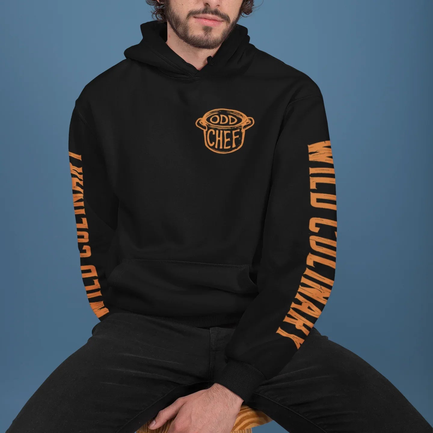 Official Edition Chef Octopus Orange Unisex Hoodie - Odd Chef