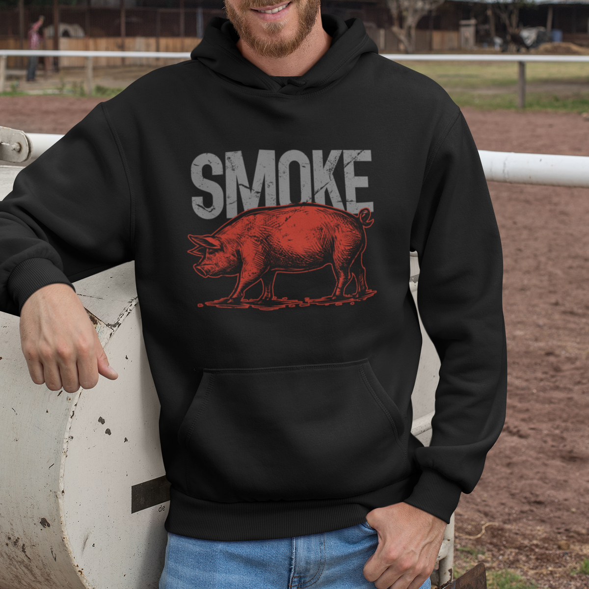 Smoke Pig Unisex Hoodie