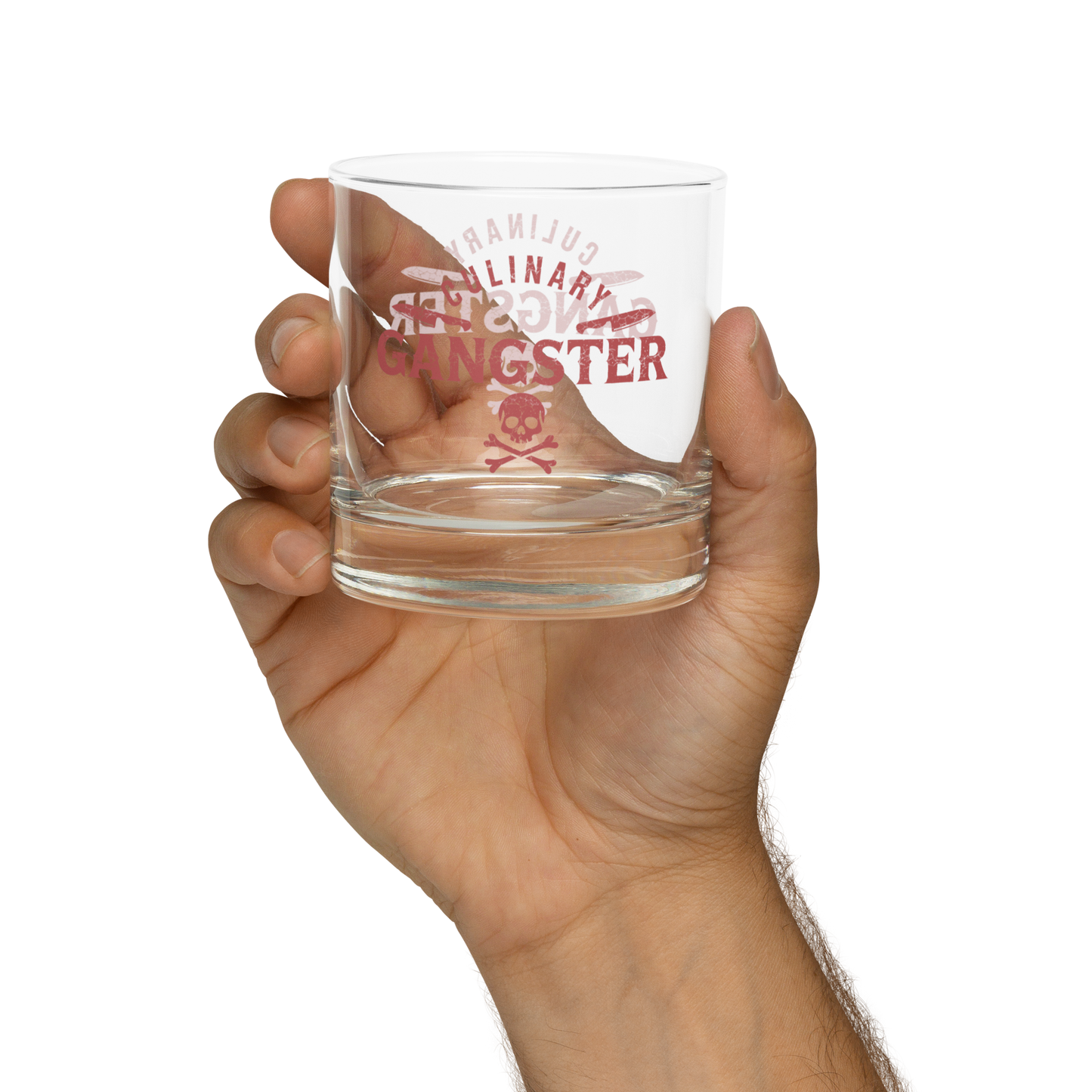 Culinary Gangster Rocks glass
