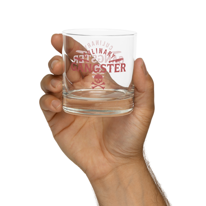 Culinary Gangster Rocks glass