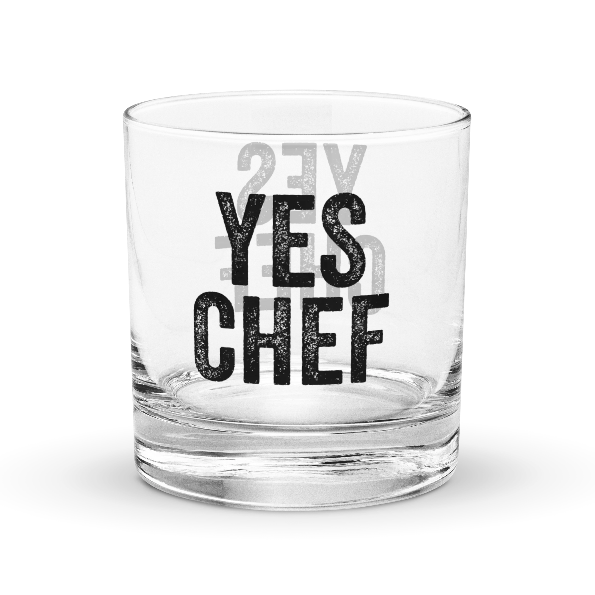 Yes Chef Rocks glass - Odd Chef