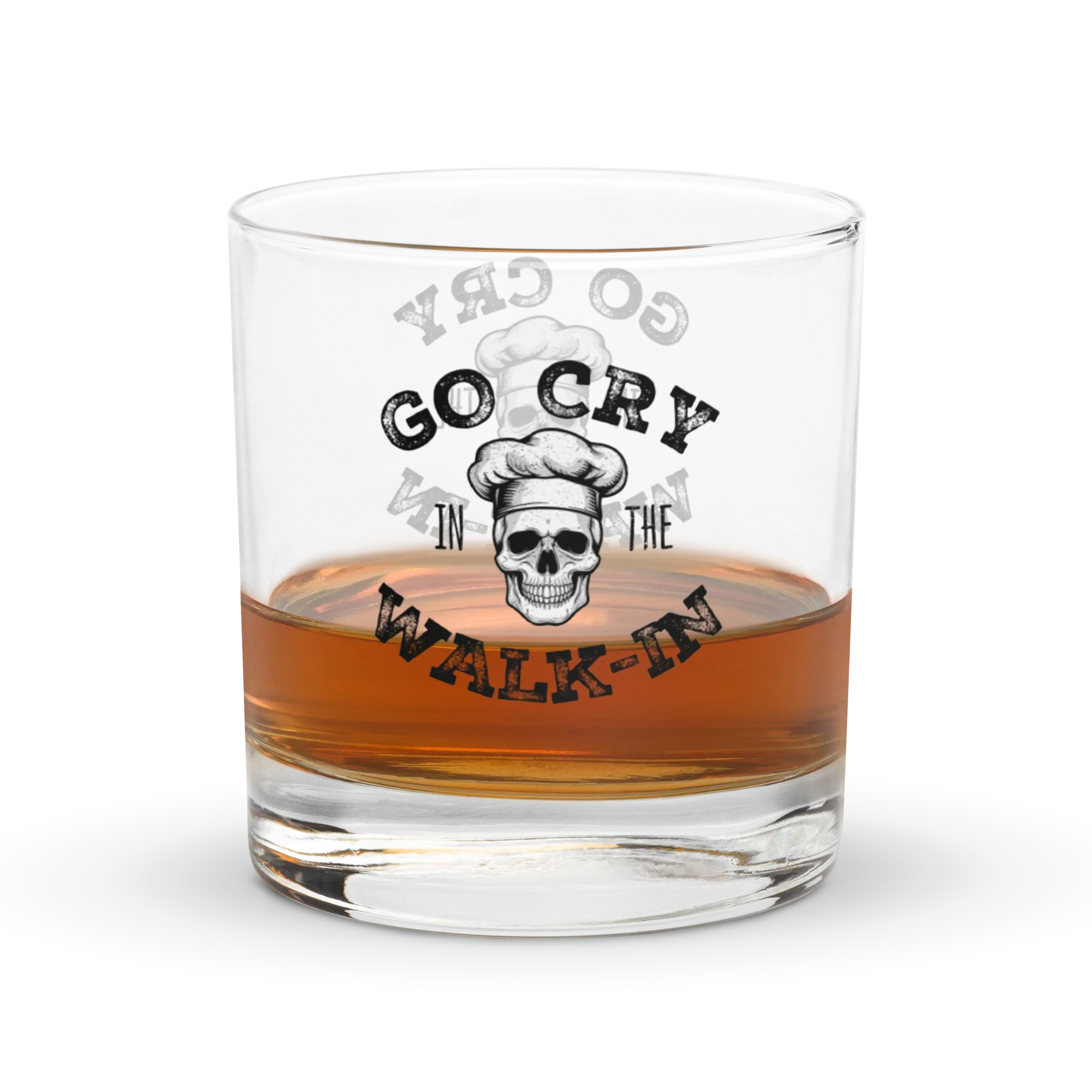 Go Cry in the Walk-In Rocks glass - Odd Chef