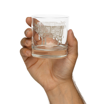 Cow Butcher Rocks glass