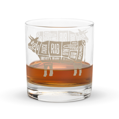 Cow Butcher Rocks glass
