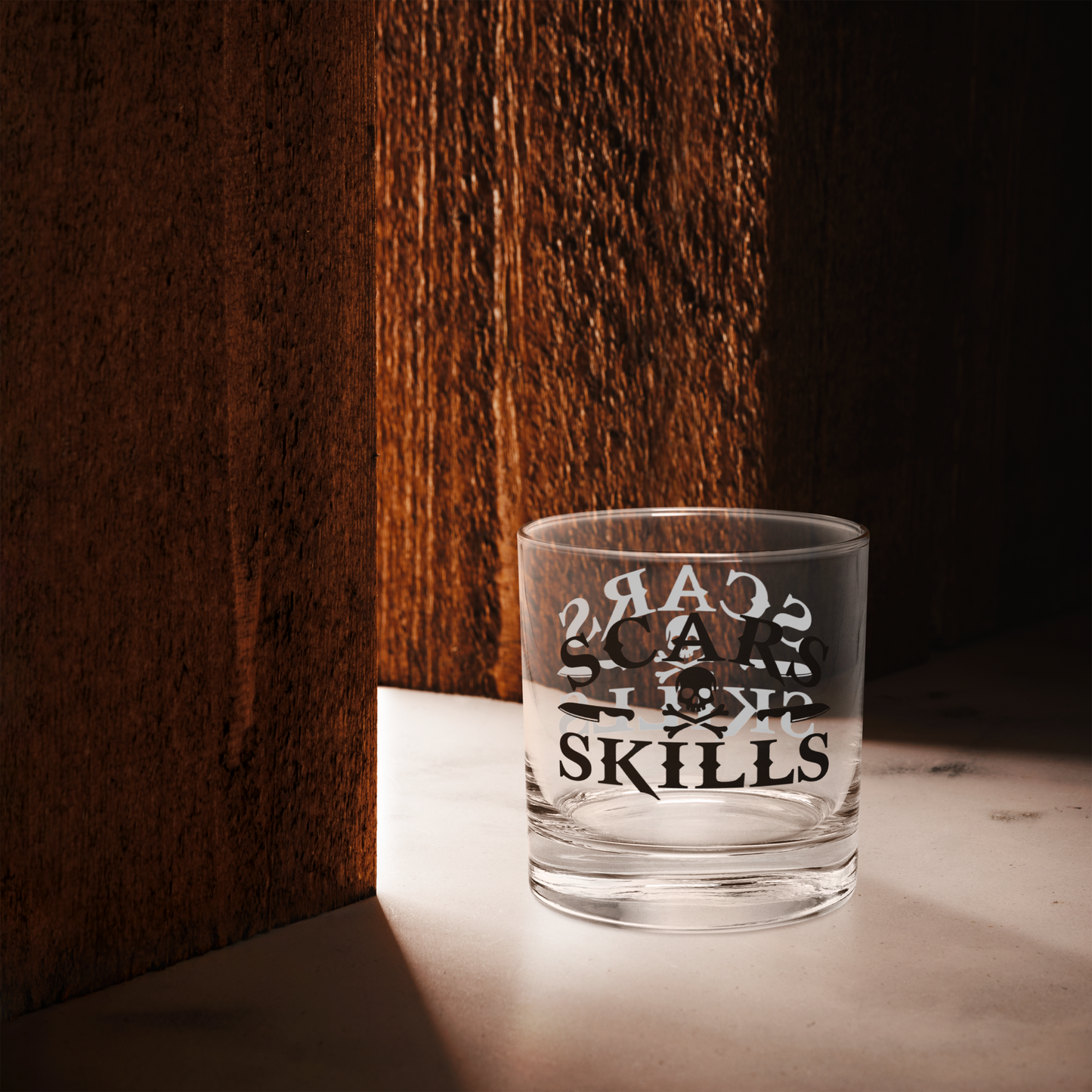 86 People Rocks glass
