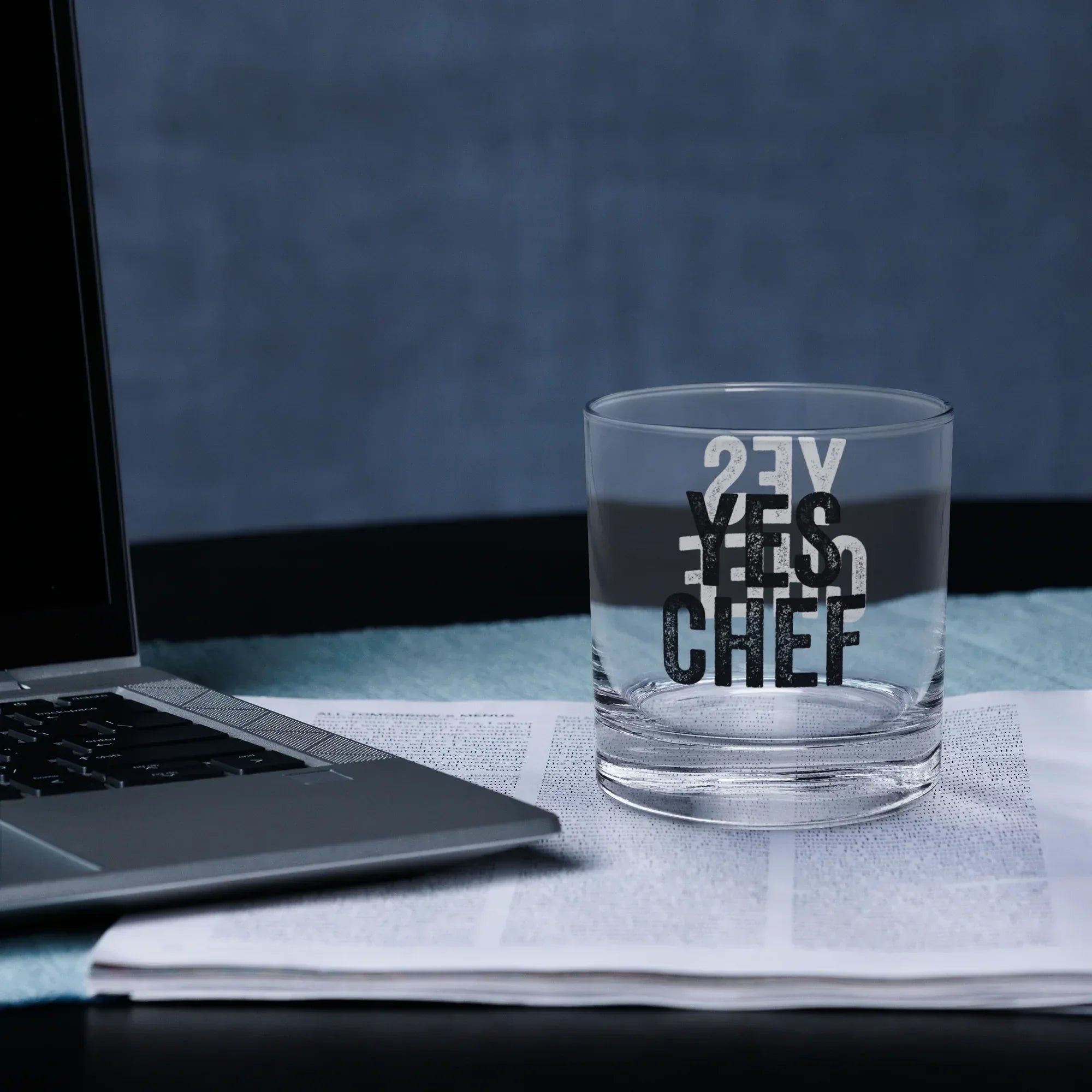 Scars & Skills Rocks glass - Odd Chef