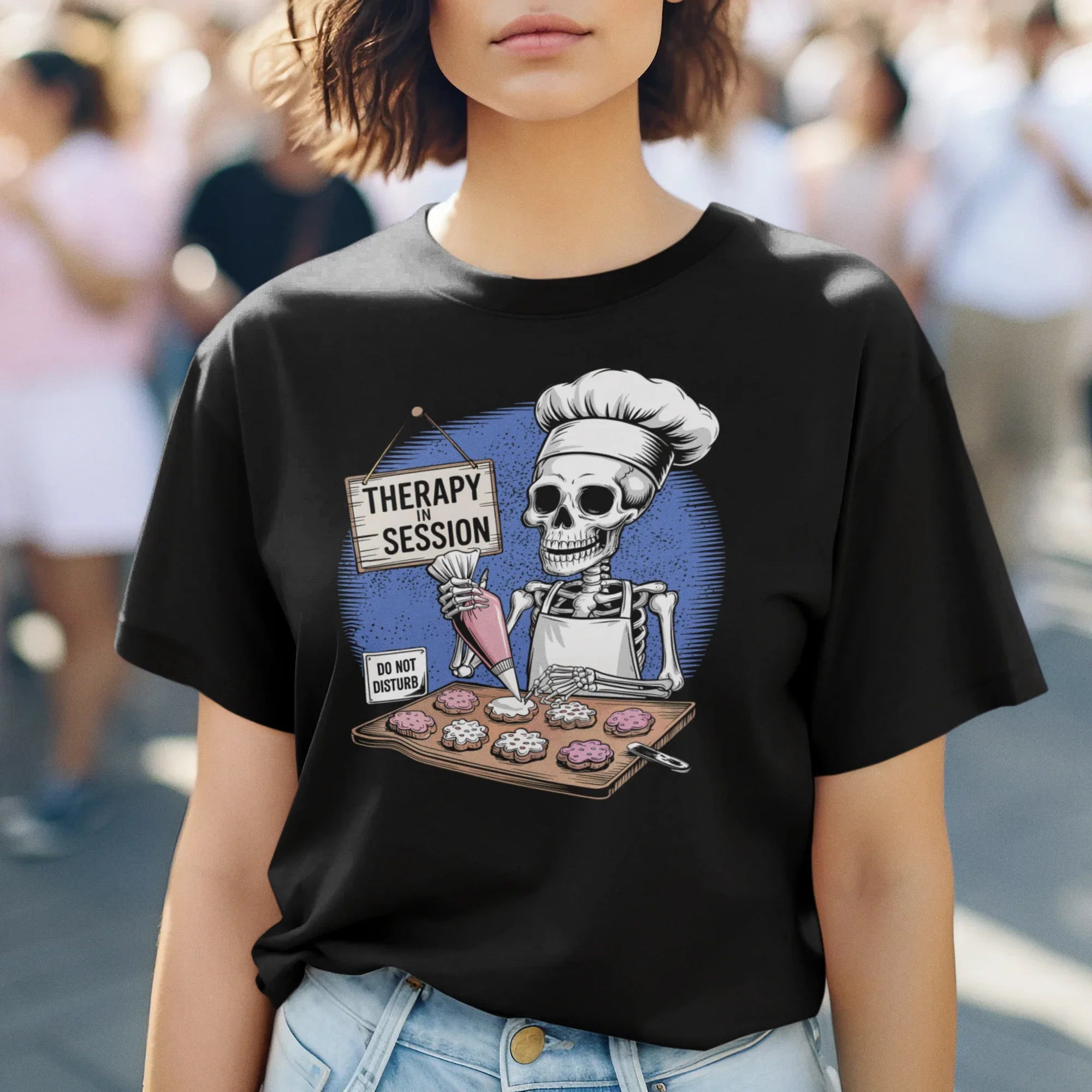 Therapy In Session Baking Unisex Tee - Odd Chef