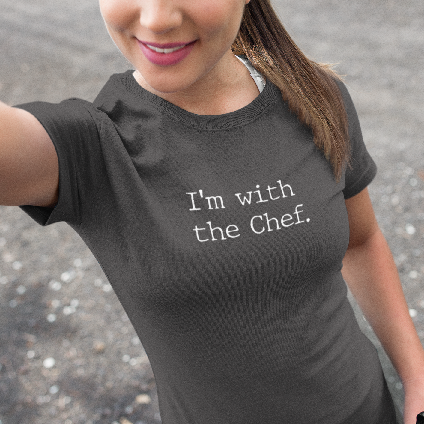 I'm with the Chef Funny Foodie Short-Sleeve Unisex T-Shirt