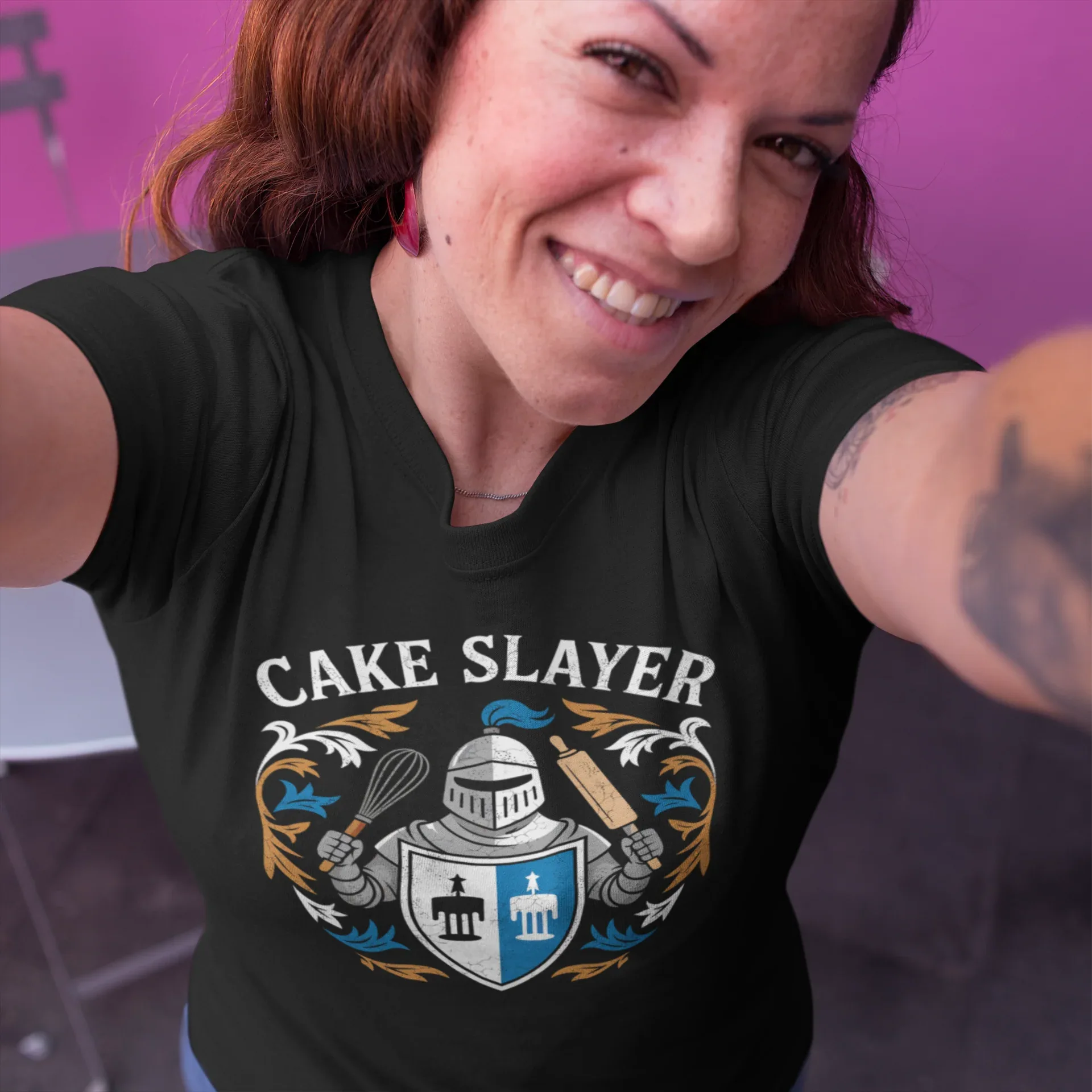 Cake Slayer Medieval Unisex Tee - Odd Chef