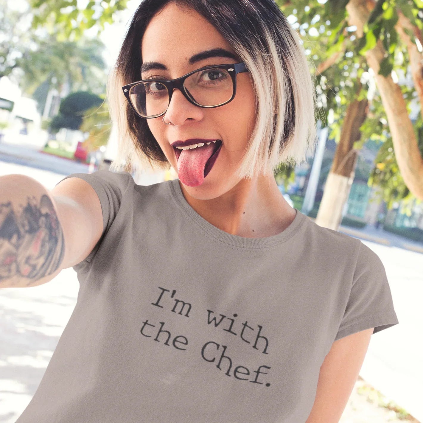I'm With the Chef Funny Foodie Unisex Tee - Odd Chef