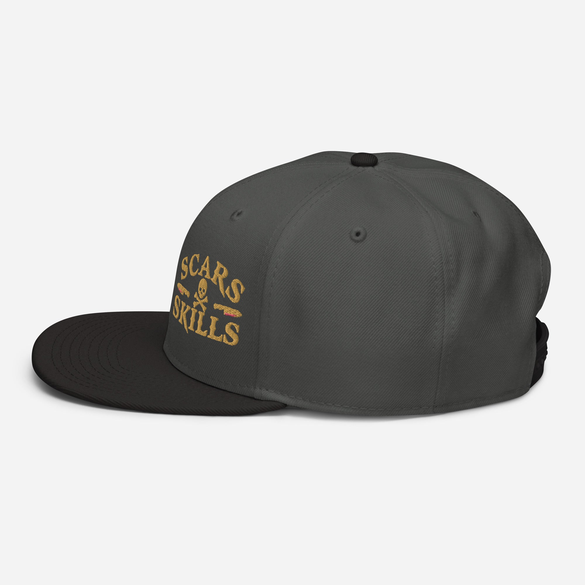 Scars & Skills Offset SNAPBACK Hat [Embroidered]
