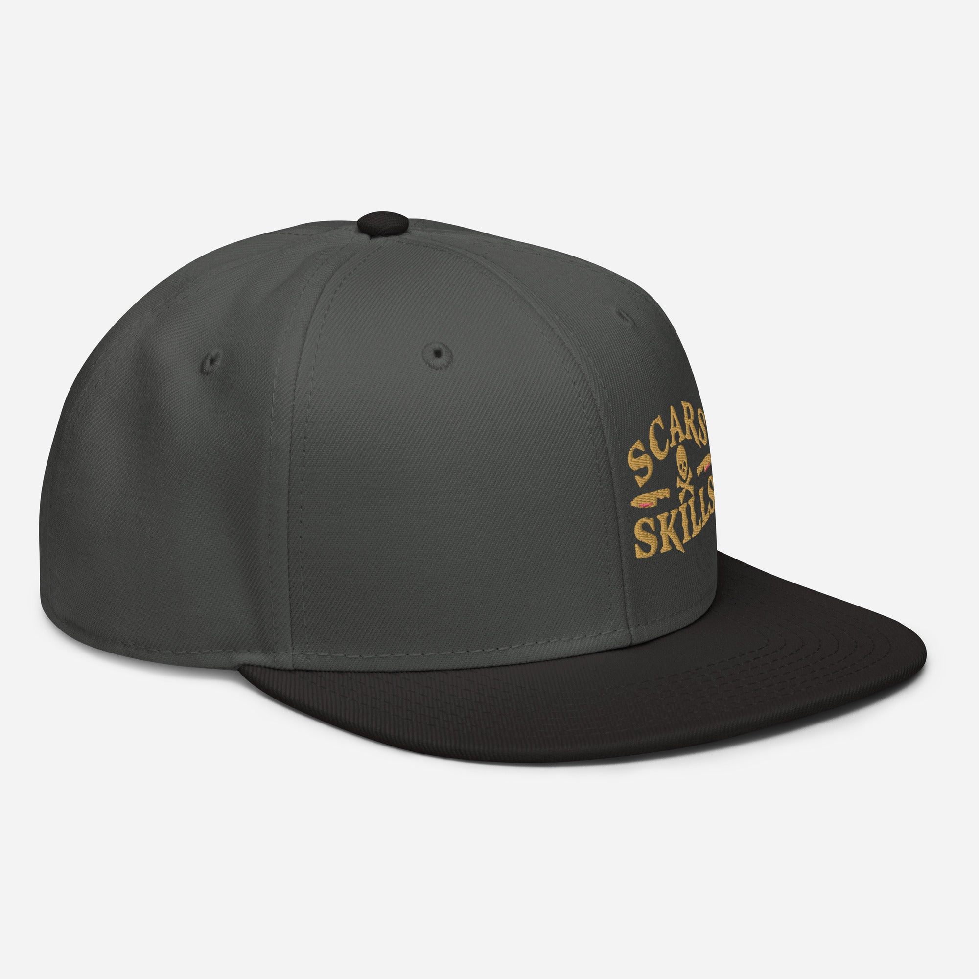 Scars & Skills Offset SNAPBACK Hat [Embroidered]