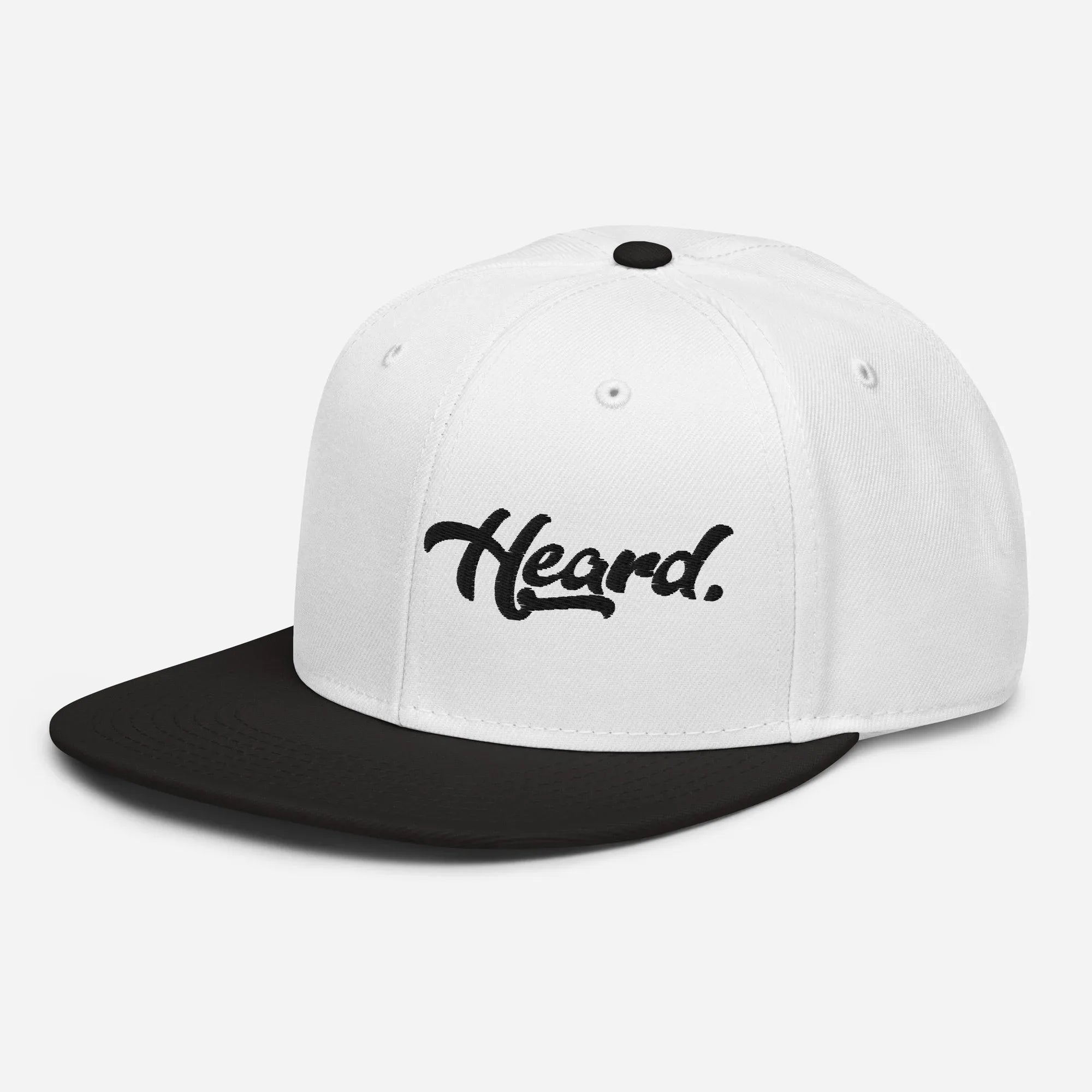 Heard Offset SNAPBACK Hat [Embroidered] - Odd Chef