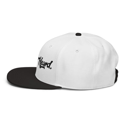 Heard Offset Snapback Hat