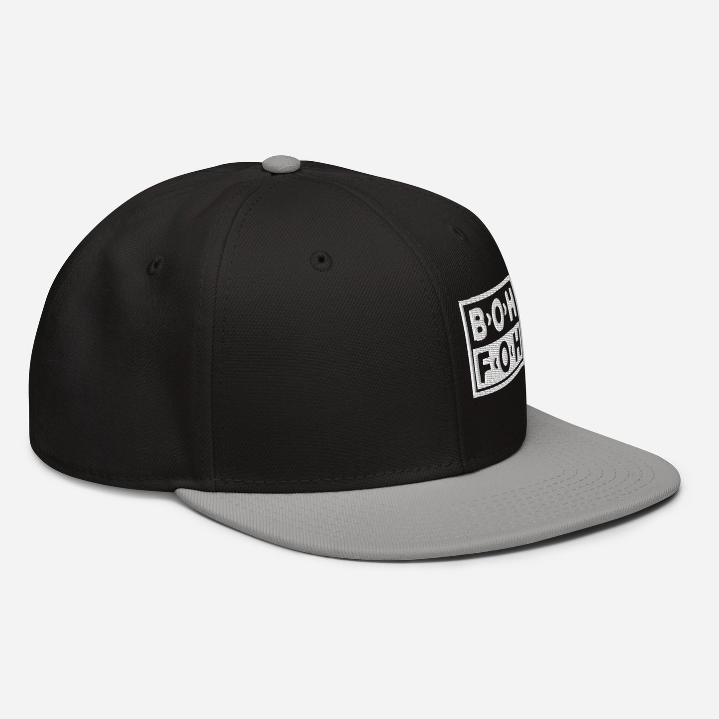 BOH FOH Offset SNAPBACK Hat [Embroidered]
