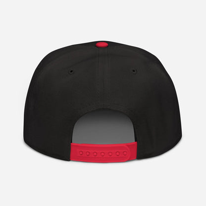 Chef Skull & Knives Offset SNAPBACK Hat [Embroidered]