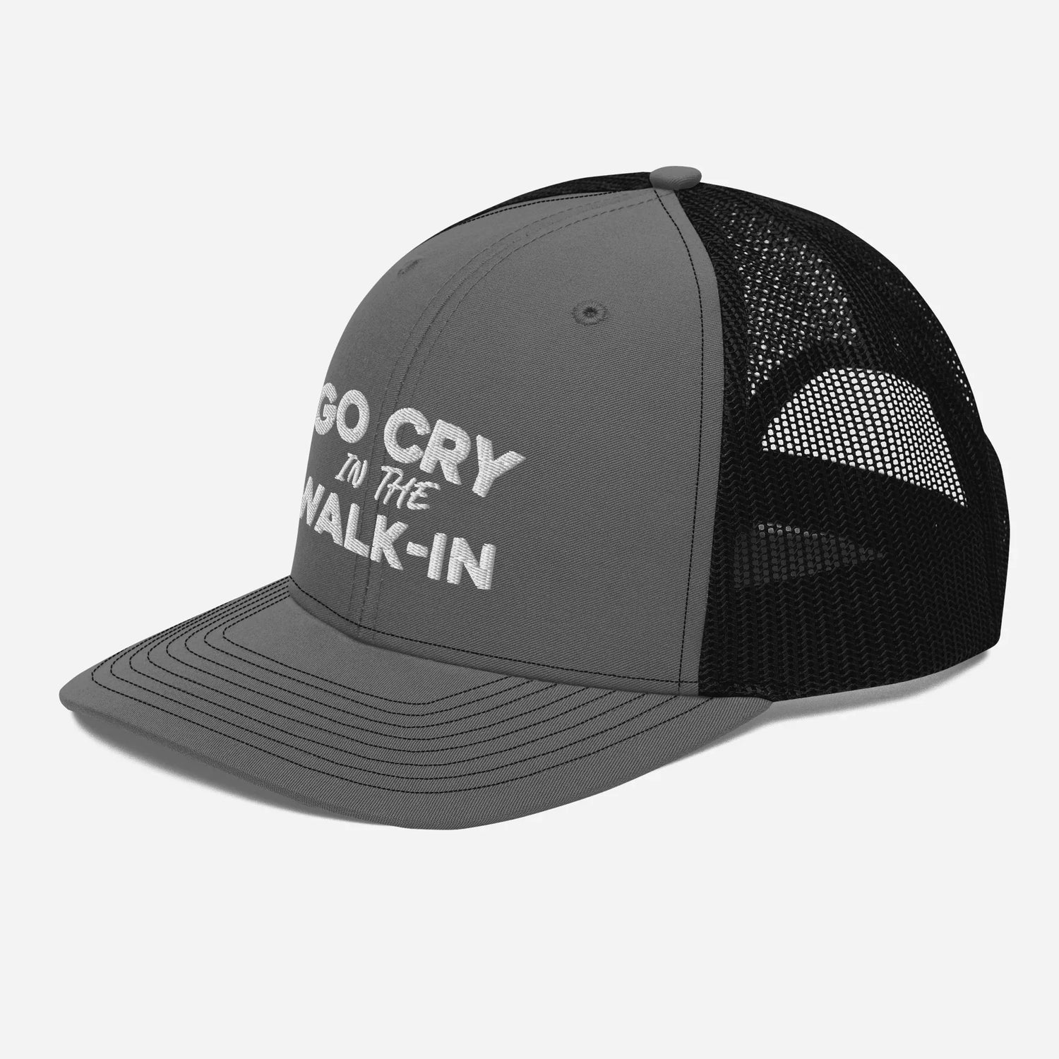 Go Cry in the Walk-in Snapback Trucker Hat