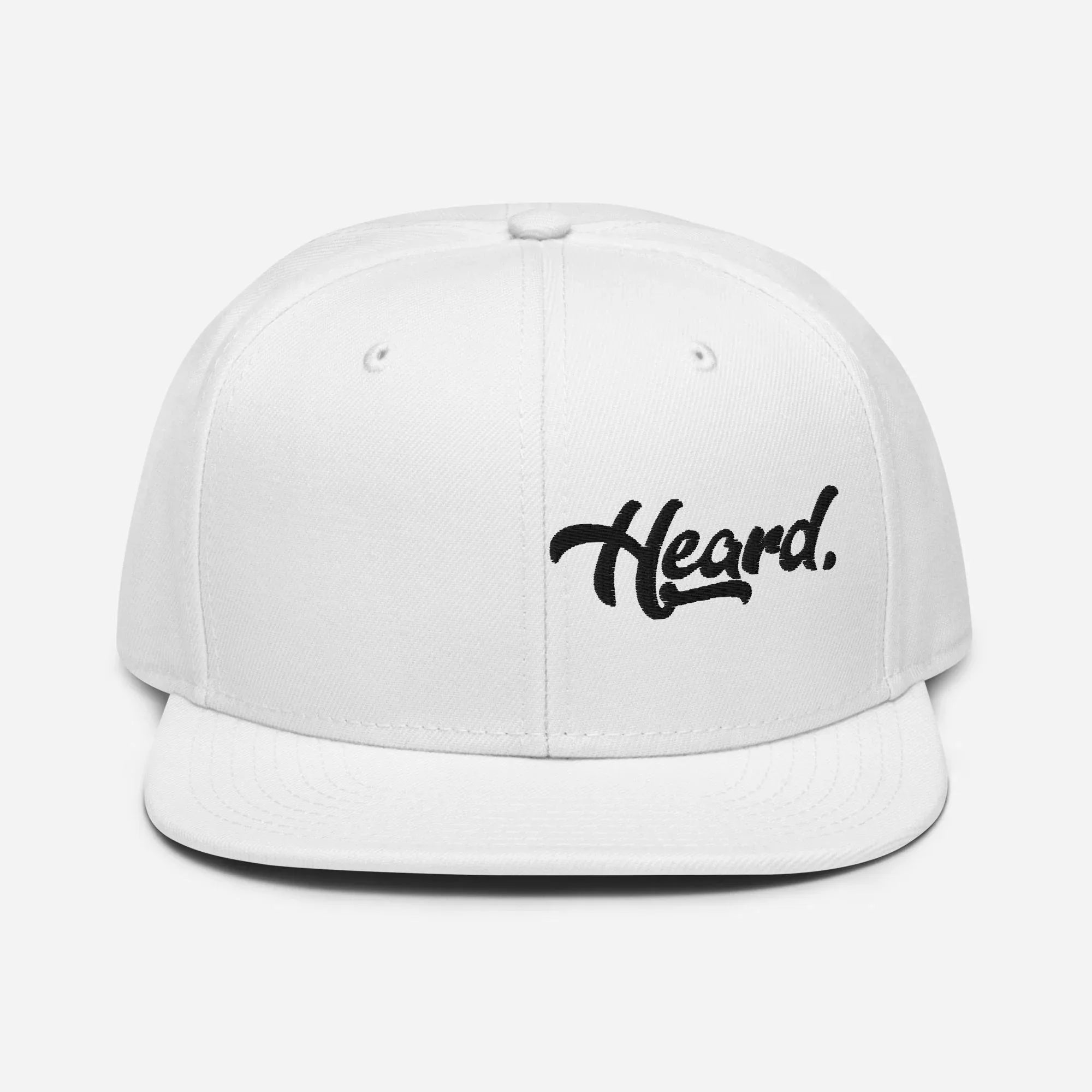 Heard Offset SNAPBACK Hat [Embroidered] - Odd Chef