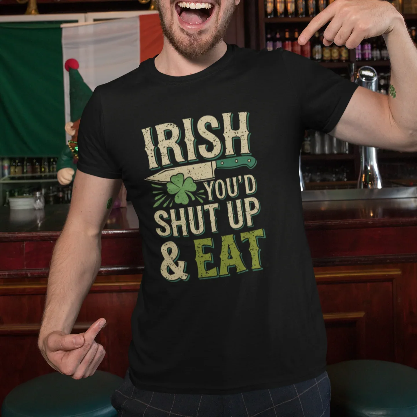 Irish You'd Shut Up Unisex Tee - Odd Chef