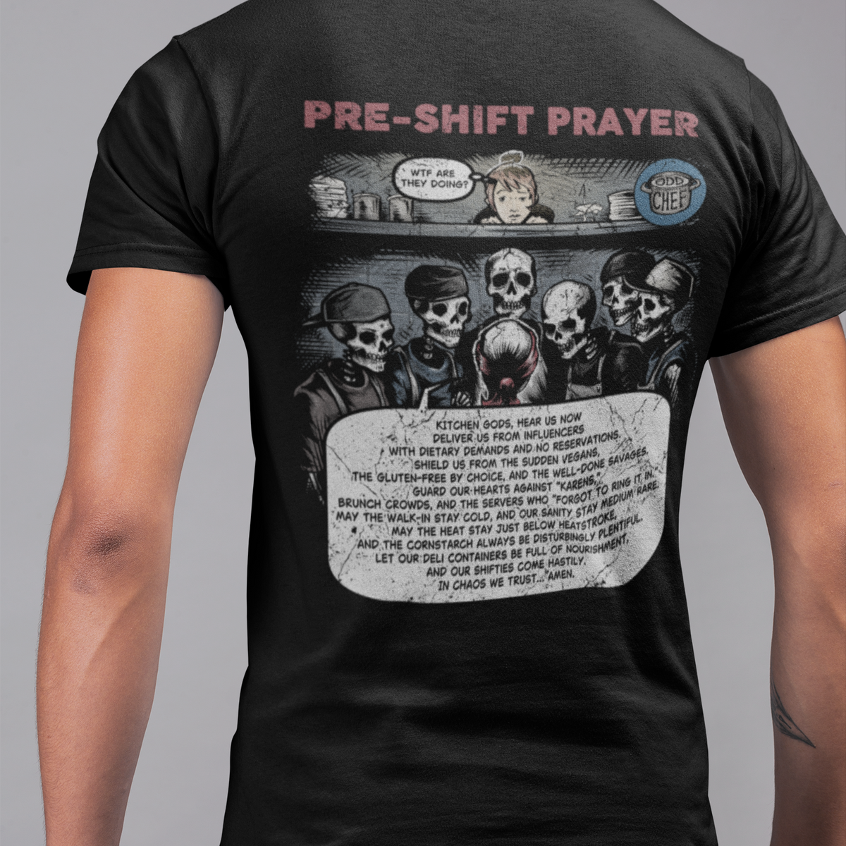 BACK PRINT Pre-Shift Prayer Unisex Tee