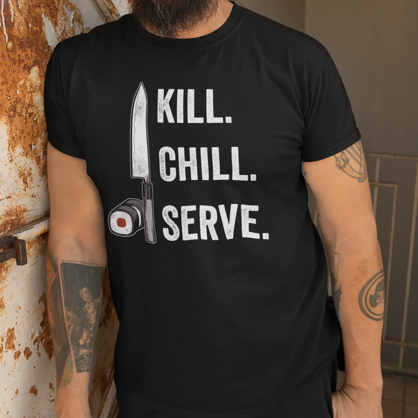 Kill Chill Serve Unisex Tee - Odd Chef