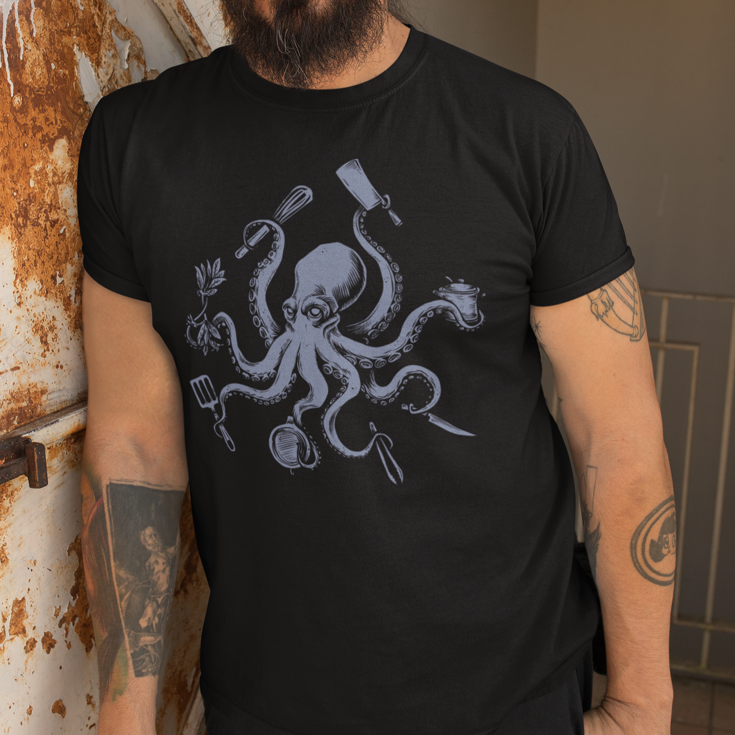 Chef Octopus Tee