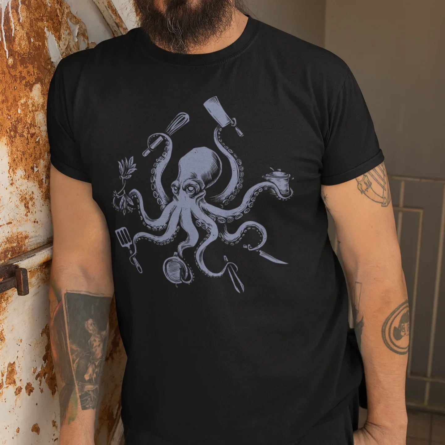 Chef Octopus Unisex Tee - Odd Chef