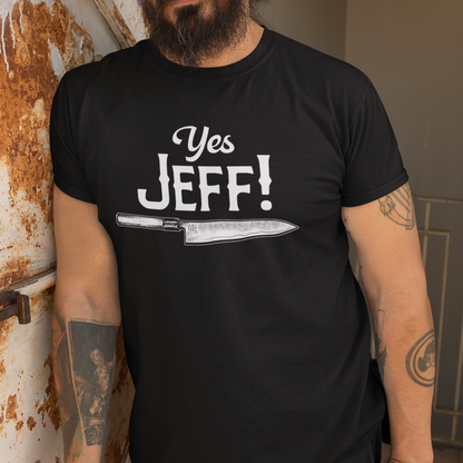 Yes Jeff Hilarious Weird Core Funny Chef Knife