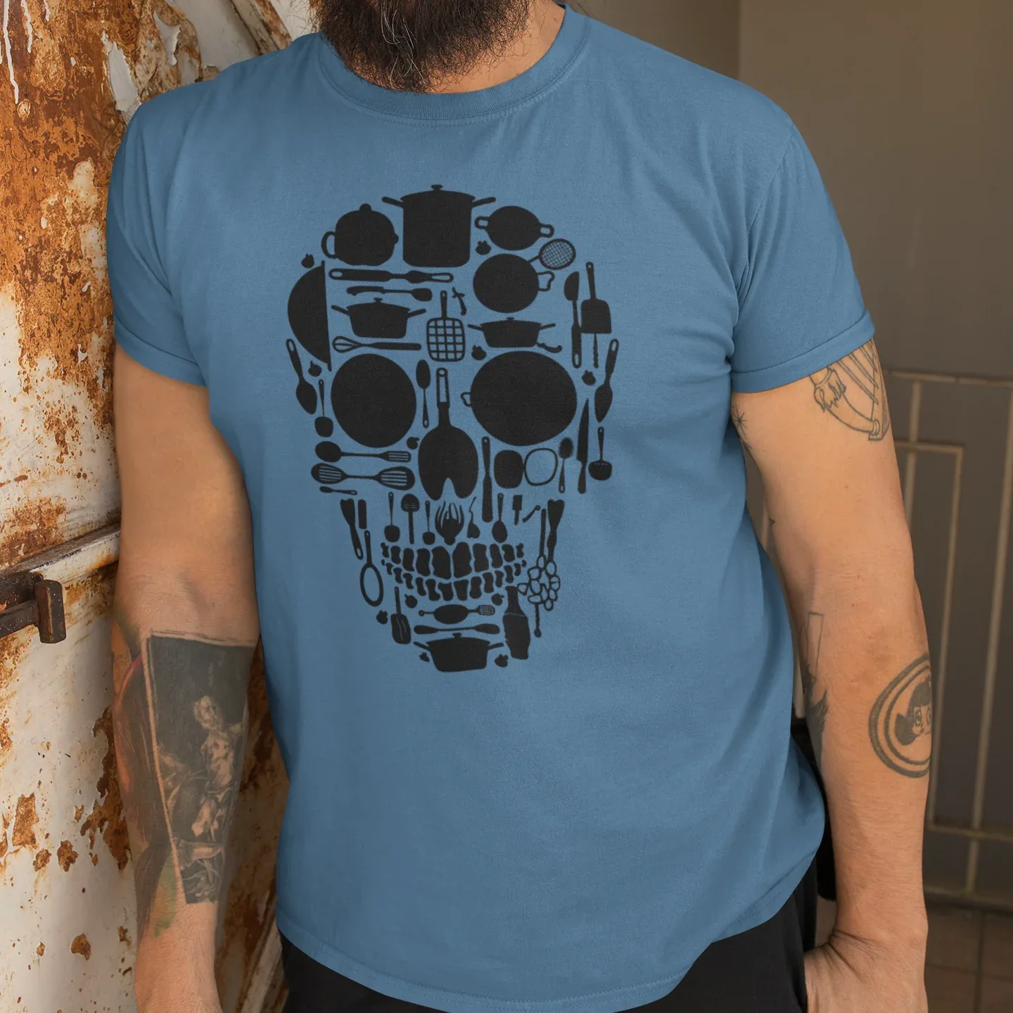 Skull Chef Kitchen Unisex Tee - Odd Chef
