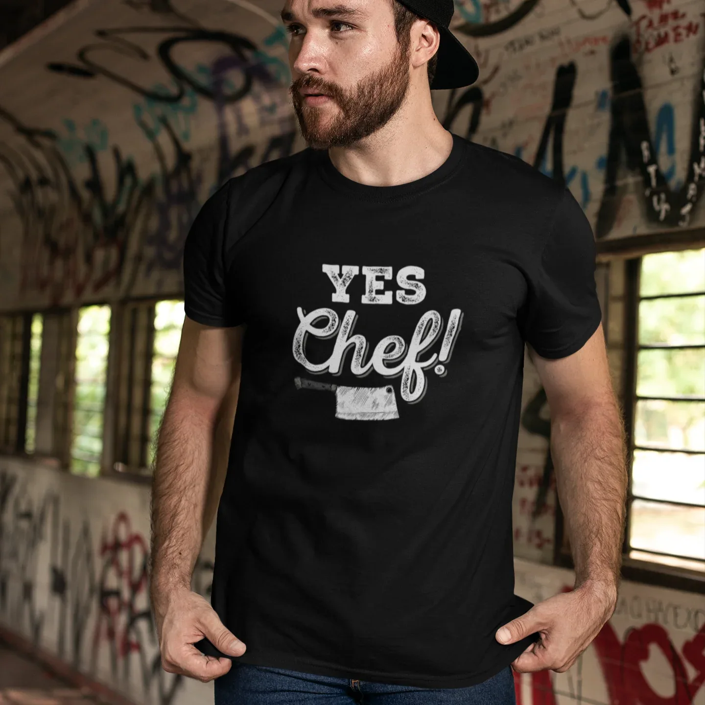 Yes Chef Cleaver Unisex Tee - Odd Chef