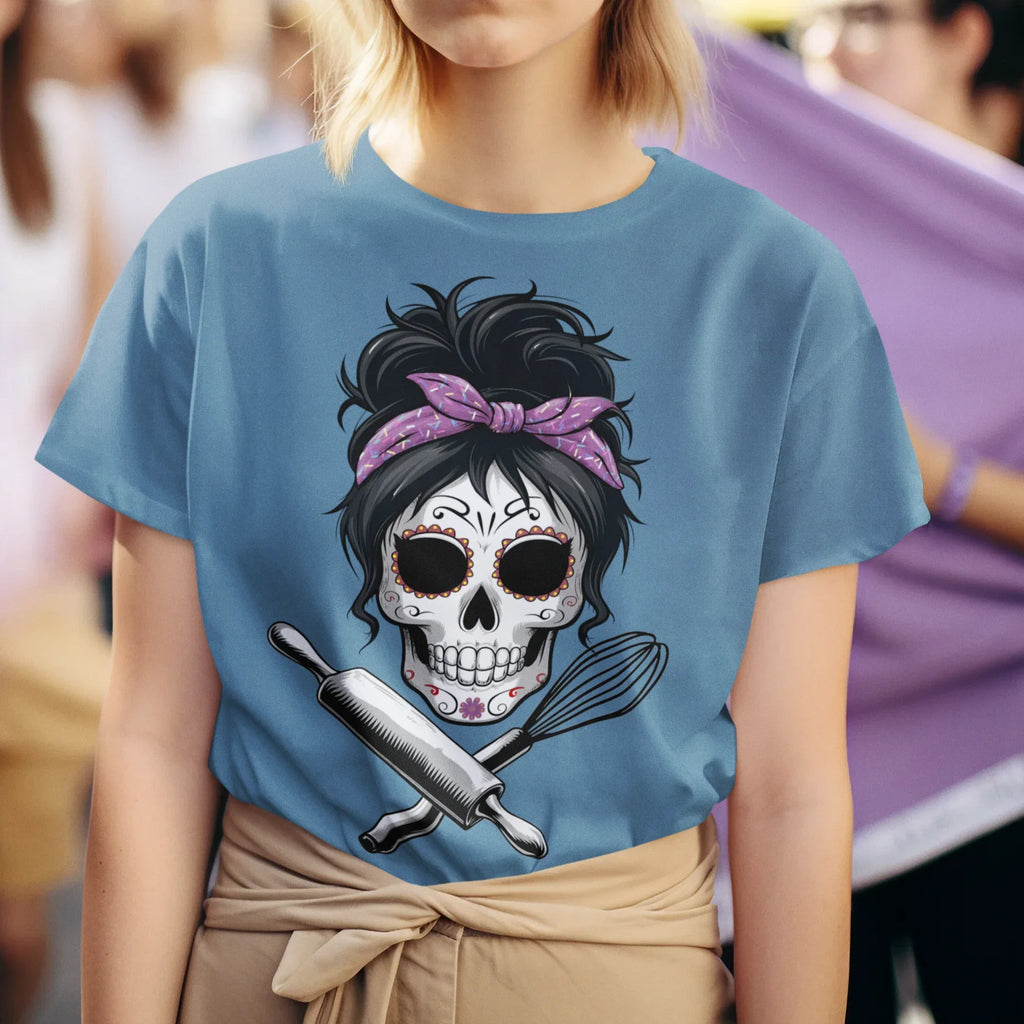 Sugar Skull Baker Unisex Tee - Odd Chef